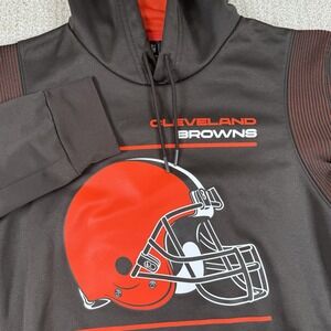 Nike Dri-Fit Men's Medium Cleveland Browns On Field Pullover Hoodie Sweatshirt
